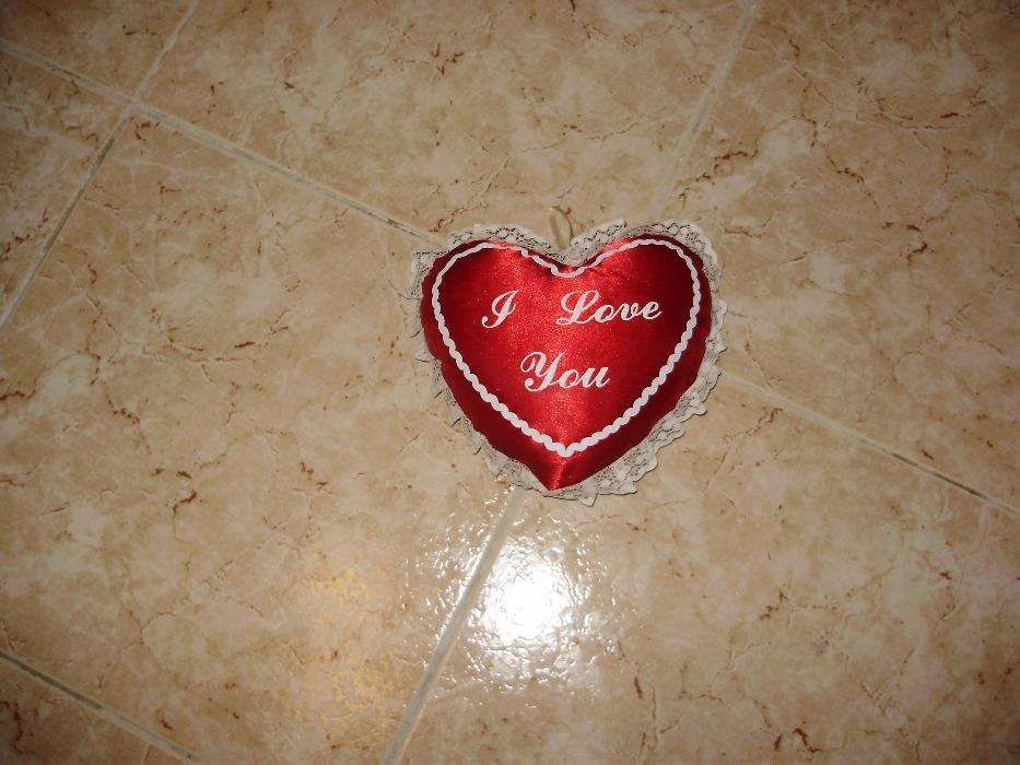 Almofadinha "I Love You" - Dia dos Namorados