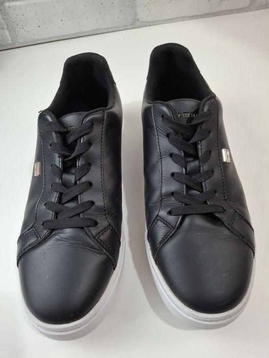 Sneakersy skórzane trampki Tommy Hilfiger r.38 skóra naturalna