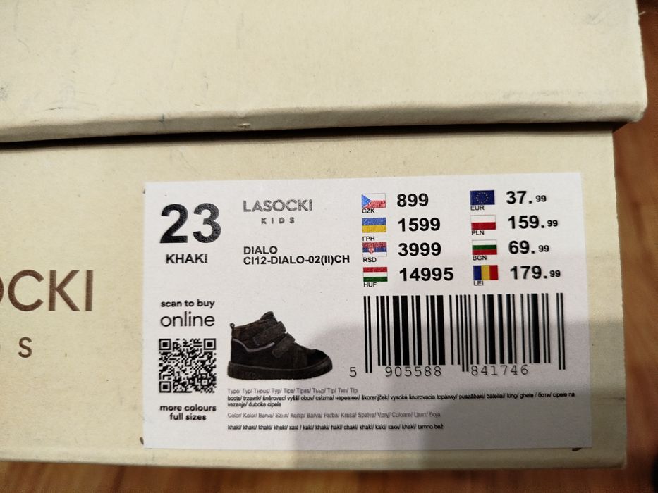 Buty zimowe 23 Lasocki trzewiki