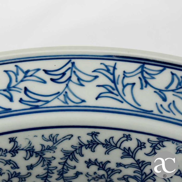 Bacia em porcelana da China, período República