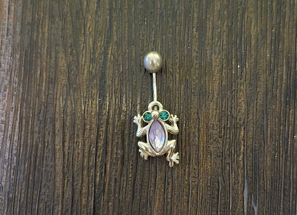 Пірсінг в пупок з мед.сталі