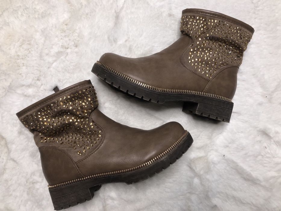 Buty kowbojki z cekinami