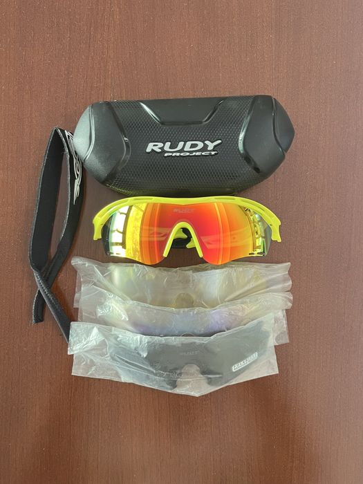 óculos Rudy Project Tralyx Fluo + Kit Lentes (ciclismo/corrida/hiking)