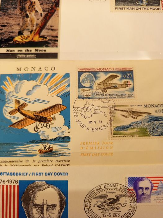 Zestaw starych koper USA,Monaco itp.