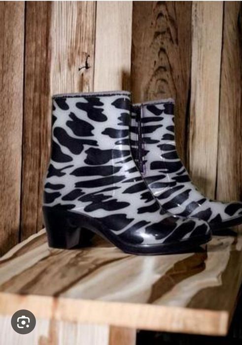 Чоботи гумові на каблуці 36-41