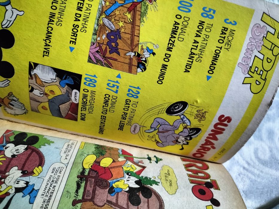 Livro banda desenhada Hiper disney anos 90