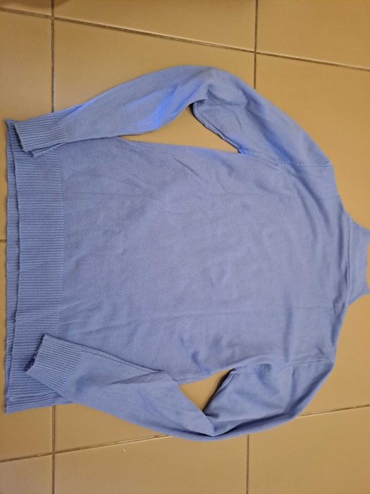 Camisola Azul Lavanda Gola Subida