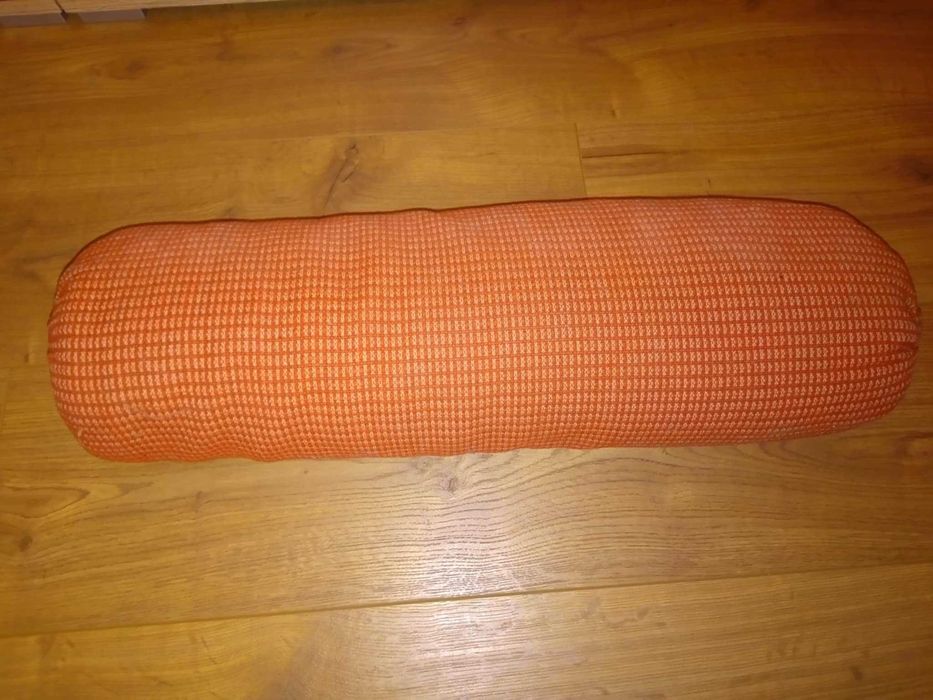 Poduszka pod szyję wałek pod poduszkę kanapowy wersalki PRL vintage