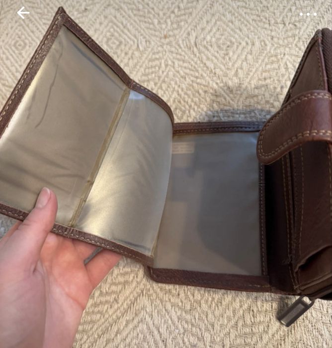 Męski portfel brązowy