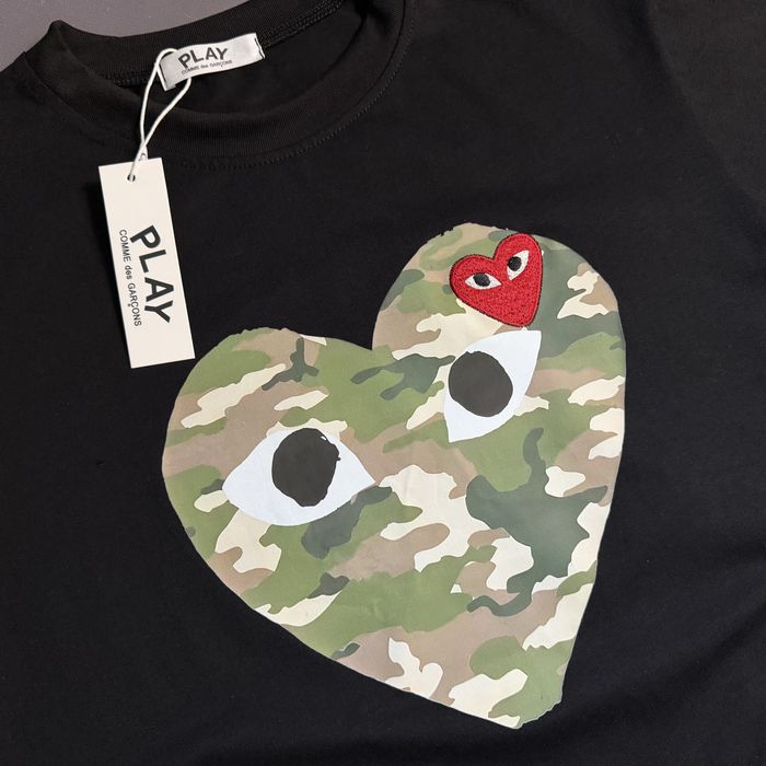 Футболка Play Comme des Garçons Play х Bape Тишка Плей