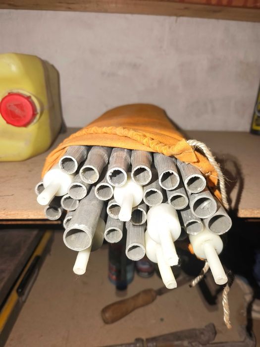 Труба алюмінієва 20 на 500, 30шт