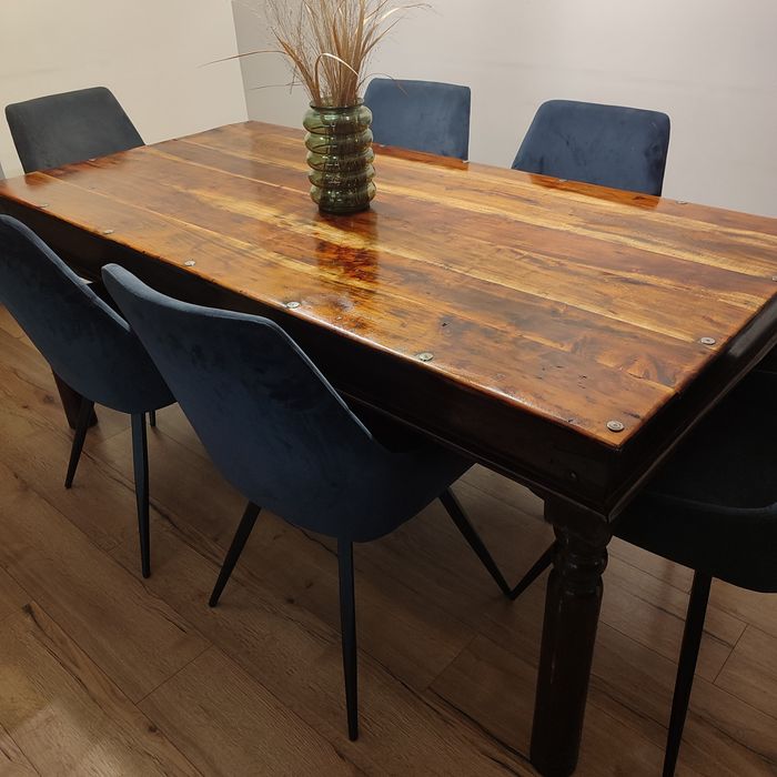 Stół drewno salon jadalnia