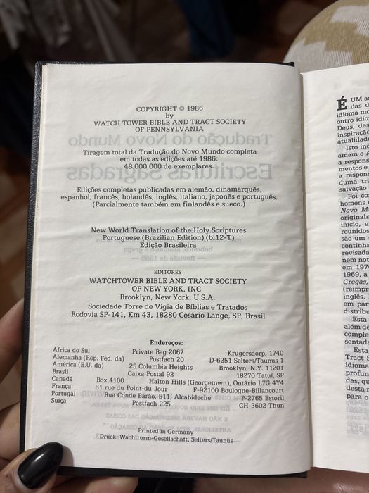 Tradução do Novo Mundo das Escrituras Sagradas