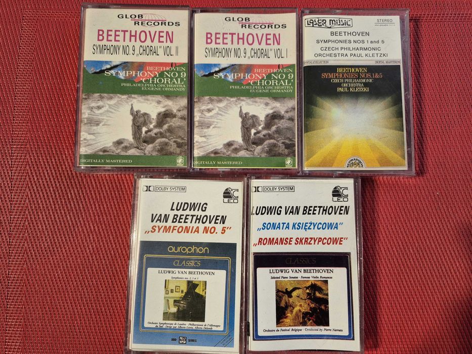Beethoven zestaw 5 kaset magnetofonowych