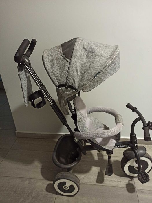 Rowerek trójkołowy Kinderkraft szary