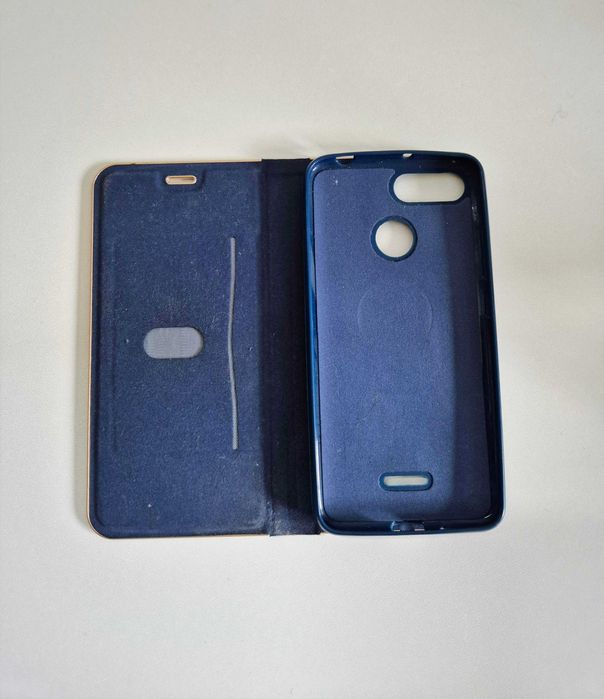 Etui na telefon Xiaomi Redmi – granatowe