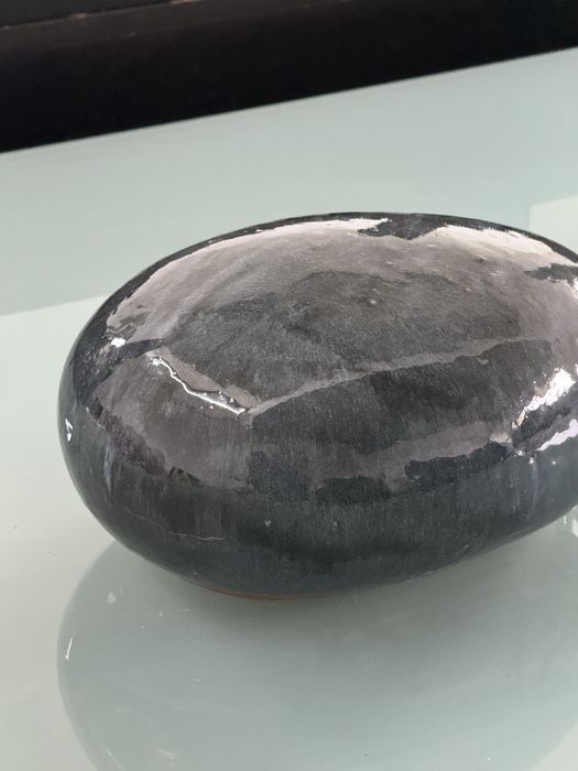 Peça de arte decorativa em barro linda!