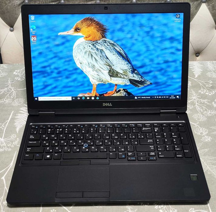 Надежный ноутбук DELL 5580 (15,6" Full HD IPS/i5-7300U/8Gb DDR4/256Gb SSD)