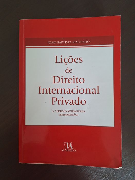 Lições de direito internacional privado Baptista Machado