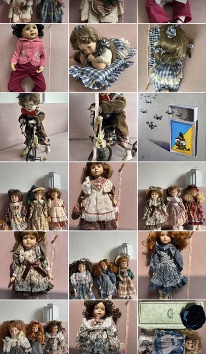 Колекція порцелянових ляльок