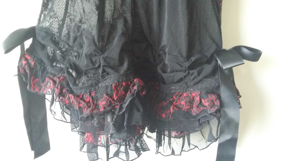 LA SENZA koronkowy gorset