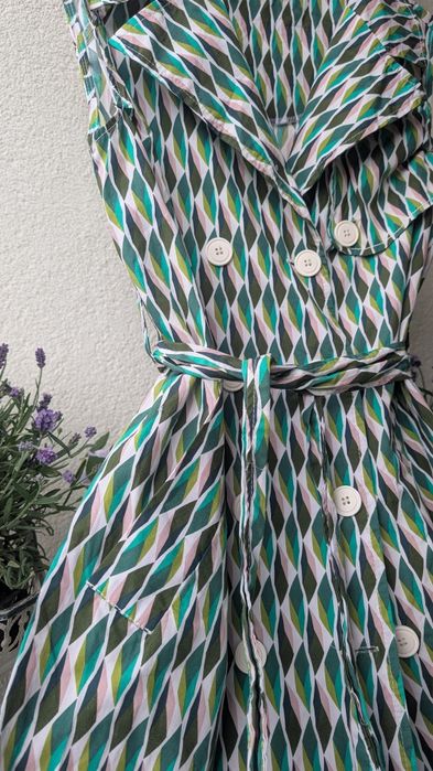 Reserved sukienka rewelacja 36, S, Bawełna, zapinana