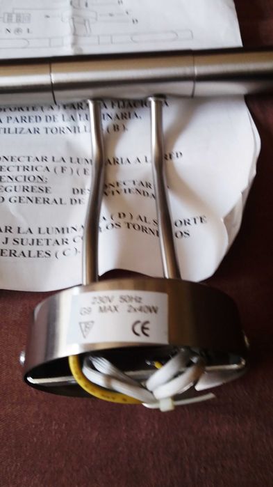 Candeeiro de Parede para quadro