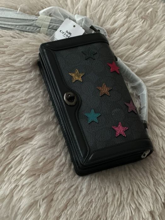 Coach сумка кросс боди сумочка натуральная кожа оригинал
