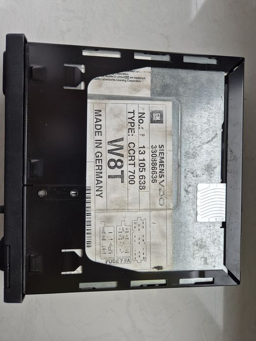 Sprzedam oryginalny radiomagnetofon CCRT 700 Opel Zafira