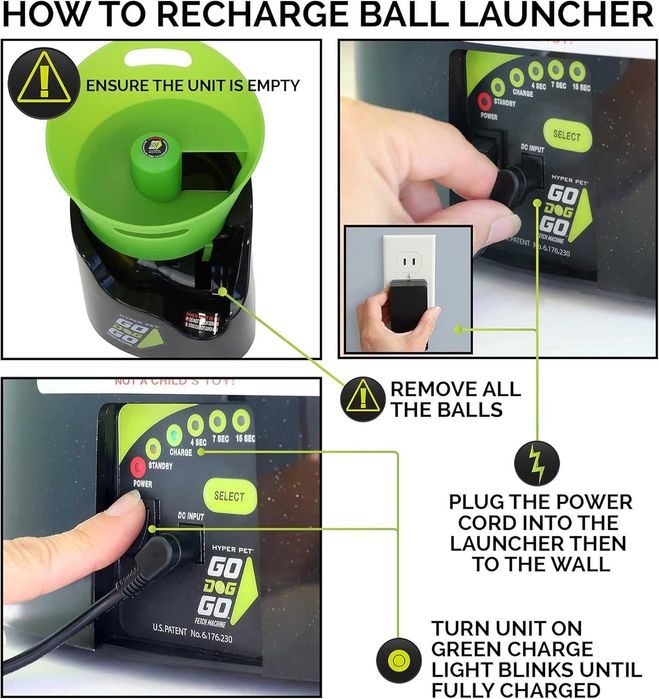 Máquina GODOGGO atira bolas ténis para cães