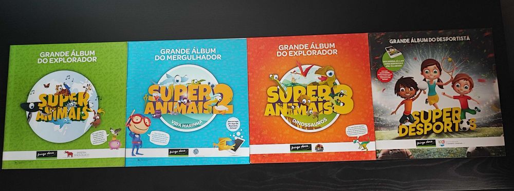 Vendo cadernetas completas e incompletas