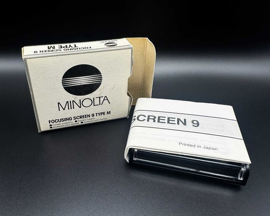 Minolta Focusing Screen 9 Type M - como novo [Minolta 9]