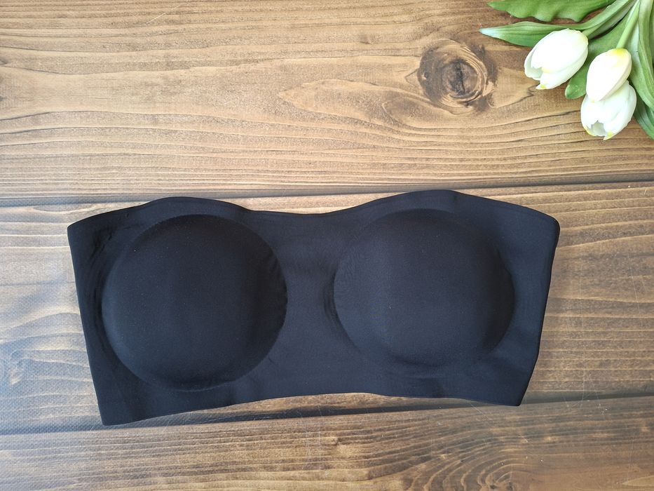 Czarny top/bardotka XL