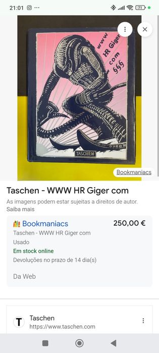 HR Giger capa dura 239 paginas