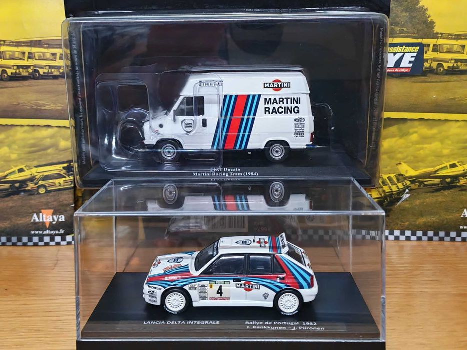 Lancia Delta Integrale + Fiat Ducato - Team Martini Racing Rallye 1:43