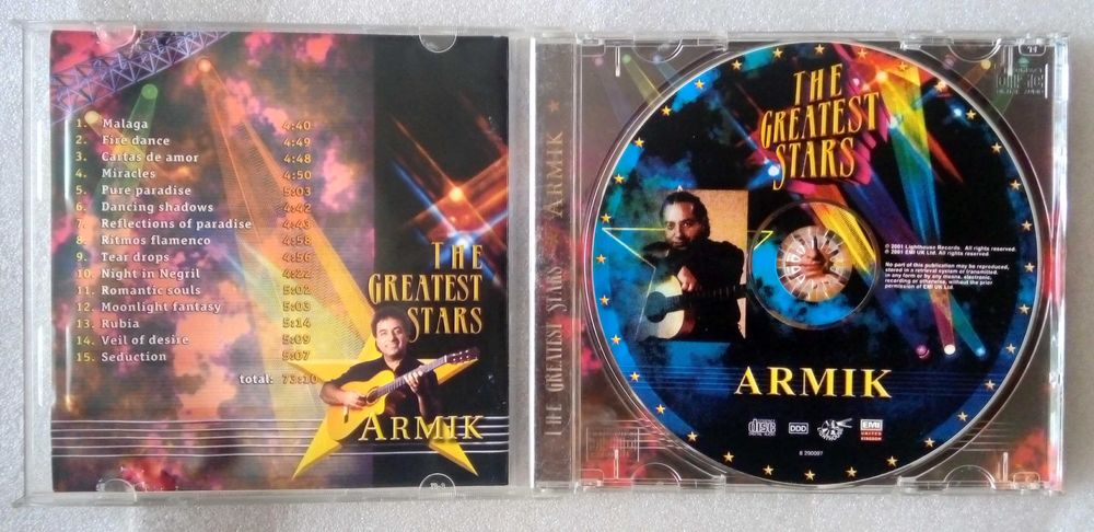 CD Audio диск Armik The Greatest Hits фирменный