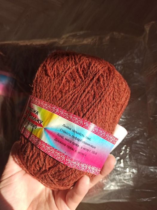 Продам нитки для в'язання