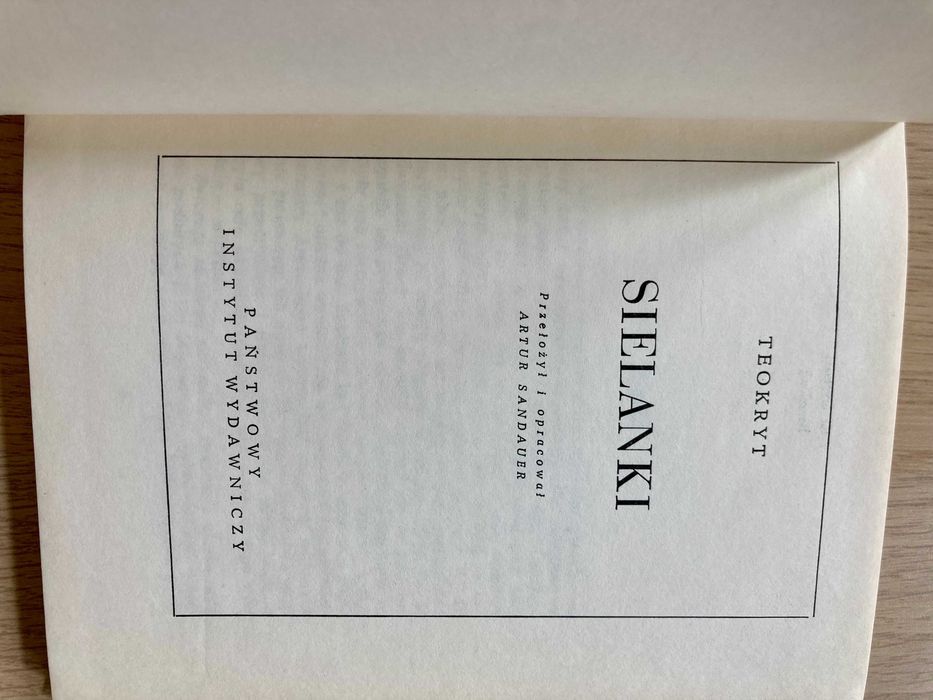 Teokryt-Sielanki.Poezja