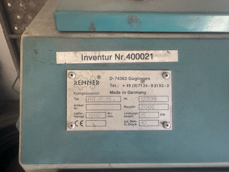 Compressor de parafuso Renner