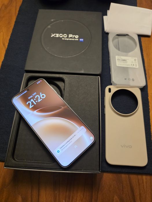 Vivo X300 Pro 16GB 512GB NOVO. Troca/retoma. Fatura, garantia, caixa, acessórios