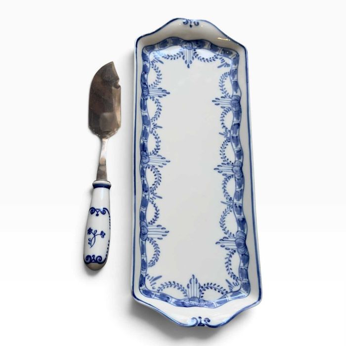 Conjunto Vista Alegre “Viana” – Travessa com Espátula Original em Porcelana
