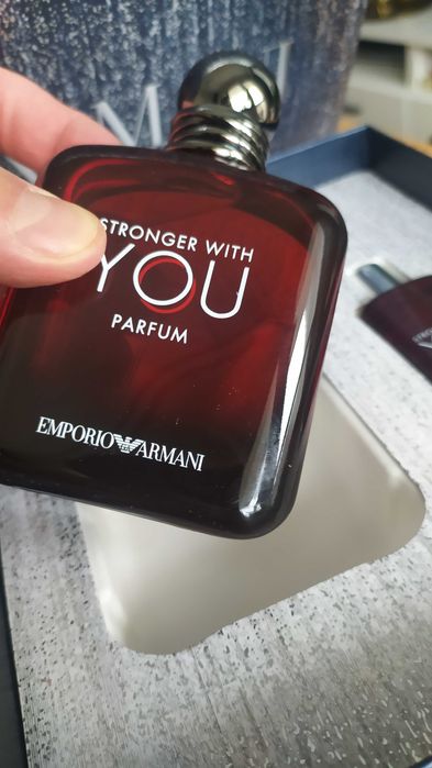 Zestaw Giorgio Armani Stronger with You Parfum 100ml+15ml nowy oryg.