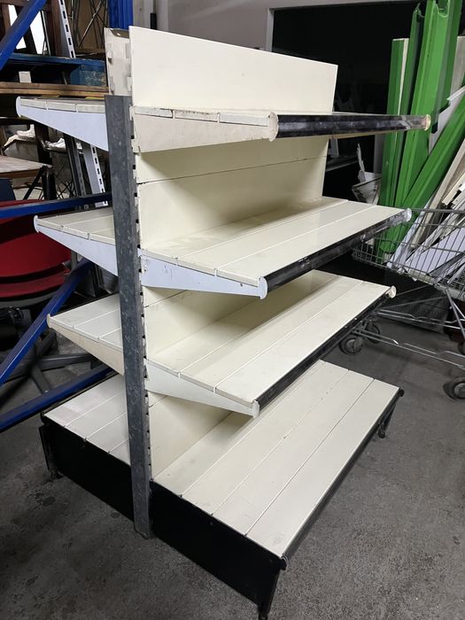 Estante dupla 1 modulo de 1.00mt ideal para supermercado , etc