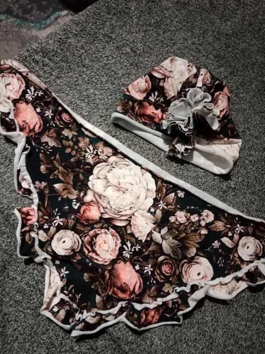 Turban i chusta dla dziewczynki