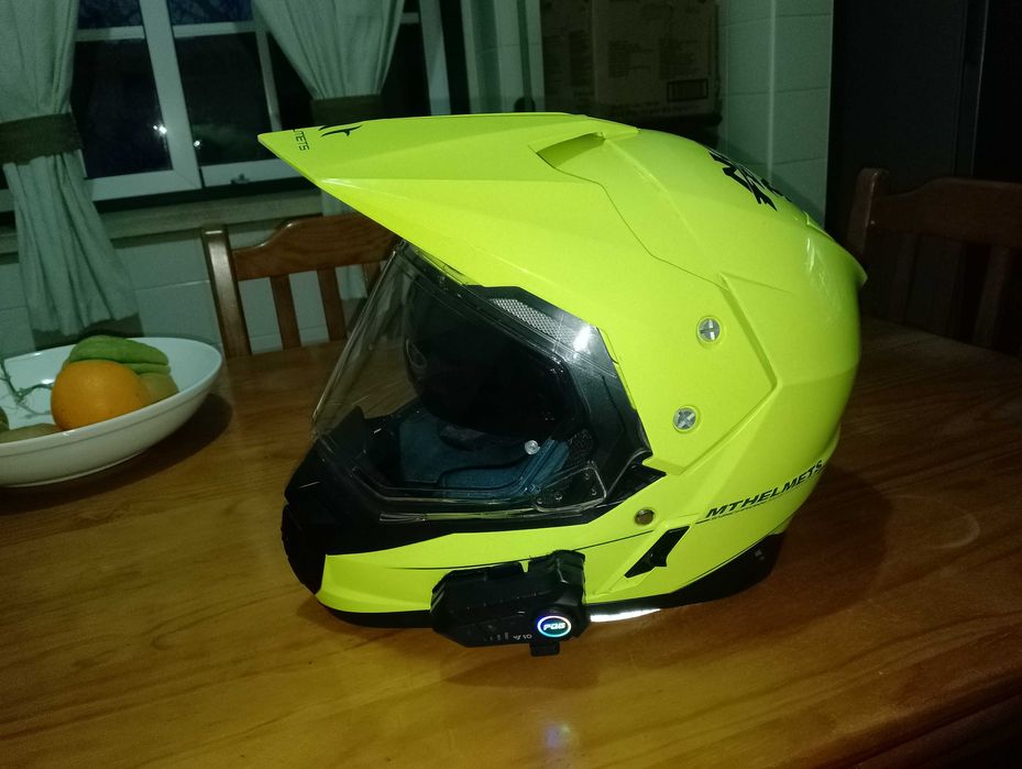 Capacete dual sport enduro motocross trail