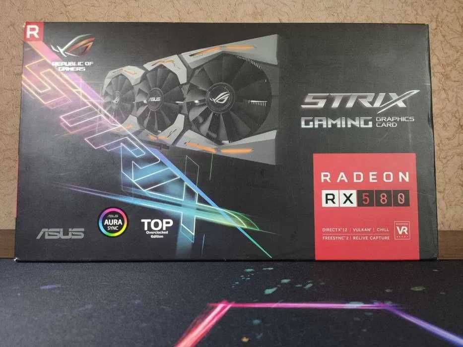 Asus Radeon Rog Strix 580 8 gb: 3 500 грн. - Комплектуючі та аксесуари ...