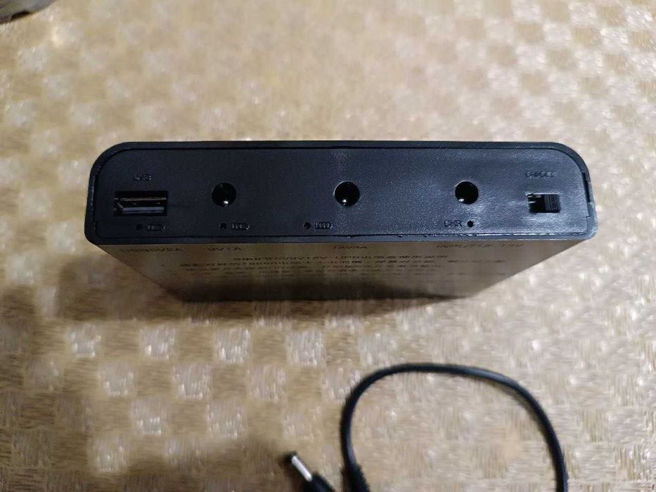 UPS ДБЖ для роутера, ONU, 36W, 6*18650 12В, 9В, usb 5В