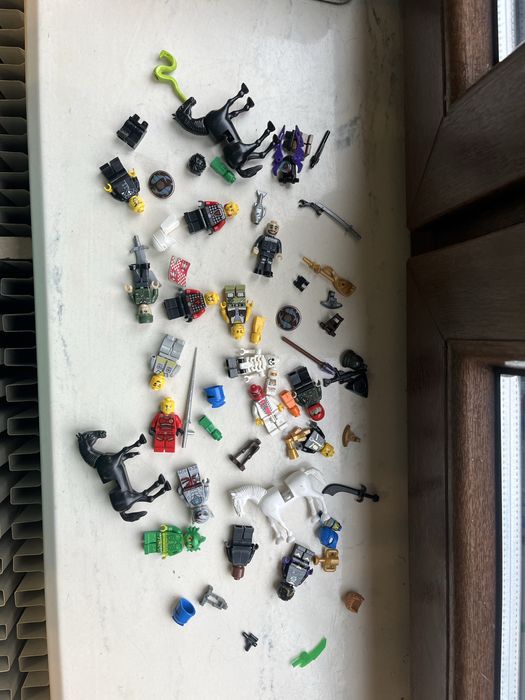 klocki lego minifigurki akcesoria różne