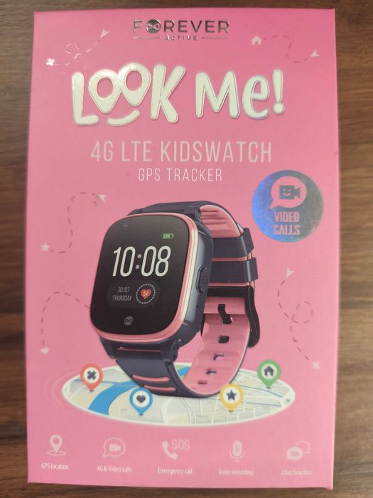 Smartwatch zegarek dziecięcy Forever Look Me! 4G LTE GPS
