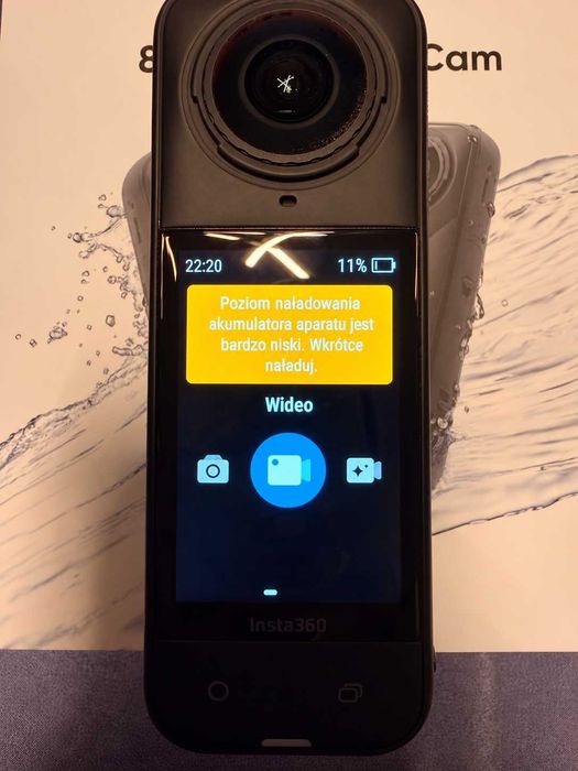 Insta360 X5 360° kamera sportowa 8K